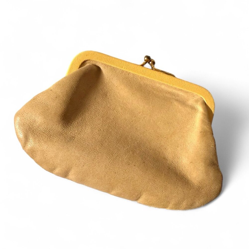 Vintage Alligator Skin Leather Handbag with Coin Purse - Picture 10 of 15
